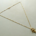 Gouden hanger met nar