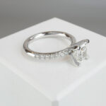 Christian prinses wit gouden ring