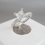 Christian prinses wit gouden ring
