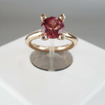 Christian toermalijn rose gouden ring