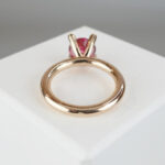 Christian toermalijn rose gouden ring