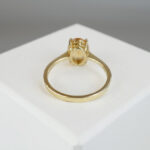 Christian 14 karaat ring met citrien
