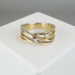 Christian bicolor diamanten ring