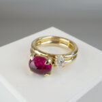 Christian gouden diamant ring