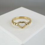 Christian gouden hart ring