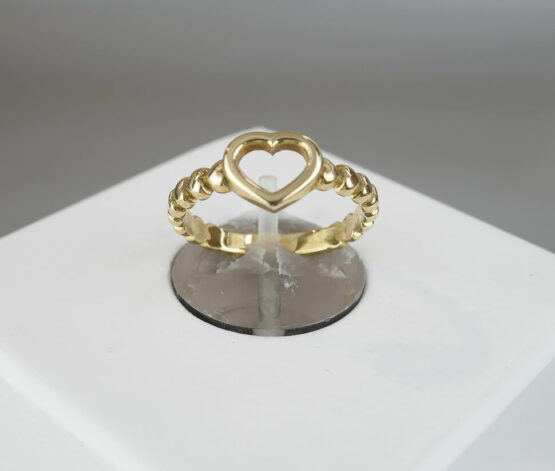 Christian gouden hart ring