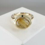 Christian gouden ring met rutielkwarts
