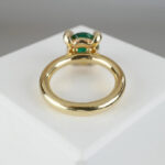 Christian gouden ring met smaragd
