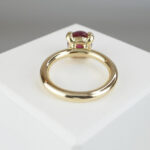 Christian gouden ring met toermalijn