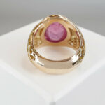 Christian rosé goud ring met toermalijn