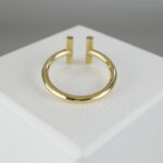 Christian twee balken ring
