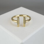 Christian twee balken ring