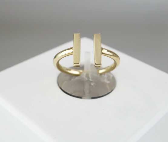 Christian twee balken ring