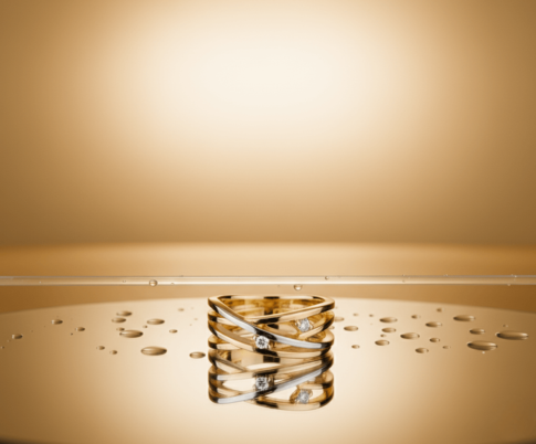 Christian bicolor diamanten ring Christian bicolor diamanten ring