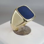 Christian ring met lagensteen