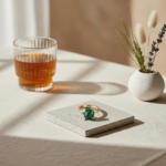 Christian gouden ring met smaragd