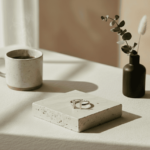 Christian wit goud twee balken ring