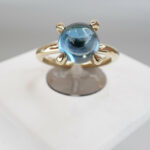 Christian ring London blue topaas