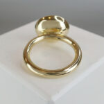 Christian ring met honing toermalijn