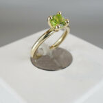 Christian ring met peridoot