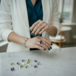 Christian gouden ring met ioliet