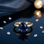 Christian gouden ring met ioliet