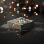 Christian ring met sky topaas