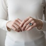 Christian ring London blue topaas