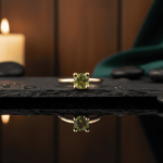 Christian ring met peridoot