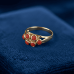 Christian ring met bloedkoralen