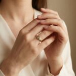 Gouden Christian v ring model