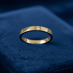 Alliance ring met diamant