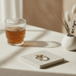 Gouden krul ring met diamant