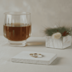 Gouden Christian ring met 2 diamanten