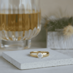 Gouden Christian met zirkonia