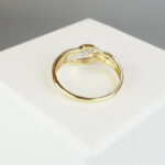 Christian smalle bicolor ring