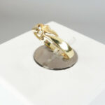 Christian gouden ring met 1 diamant