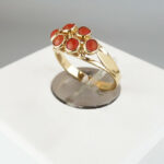Christian ring met bloedkoralen