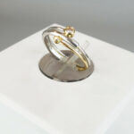 Christian bicolor ring met diamanten