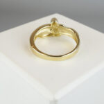 Geel goud Christian ring met diamanten