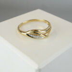 Bi color gouden Christian ring