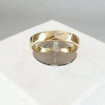 Geel gouden Christian ring met diamant
