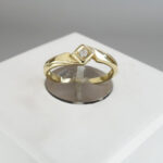 Christian fantasie ring met 1 diamant