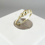 Gouden bolle ring