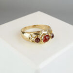 Christian ring met carneolen