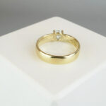 Gouden Christian met zirkonia