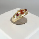 Christian ring met carneolen