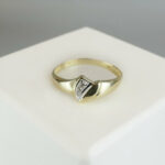 Gouden Christian v ring model