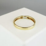 Gouden ring met aquamarijn