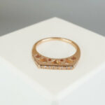 Rose gouden harten ring